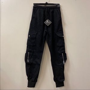 Black Zaful Cargo Pants